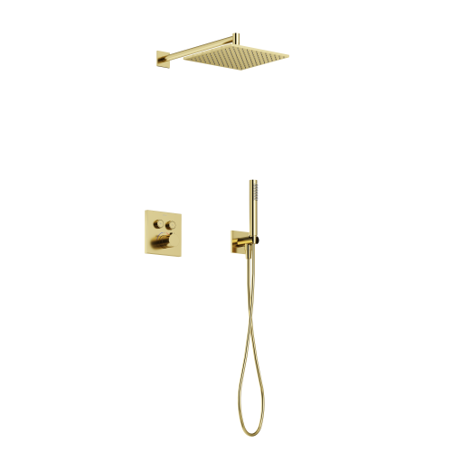 Душевая система Sancos Linn SC9022BG встраиваемая в стену цвет брашированное золото