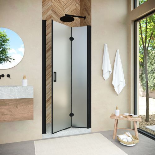 Душевая дверь Vegas-Glass GPS NOVO GPS NOVO 95 02М 10 R 95х190 стекло матовое профиль черный