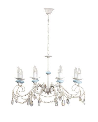 Люстра подвесная Abrasax Christel (Цхристел) L.8303-8CREAM/G