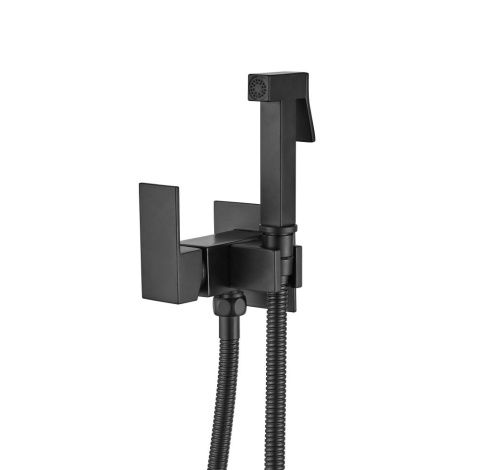 Гигиенический душ со смесителем AQG 34ARE0010520 цвет черный матовый