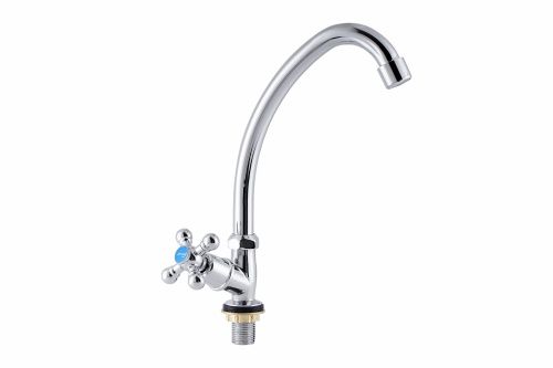 Кран для холодной воды FAUZT FZs-101-54 на мойку хром