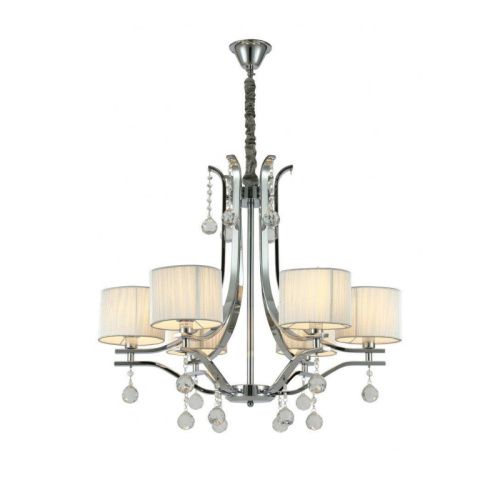 Люстра подвесная Lumina Deco Fontenea (Фонтенеа) LDP 8443-6 CHR