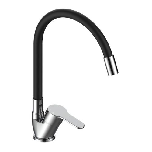 Смеситель для кухни Voda TD519B на мойку черный/хром