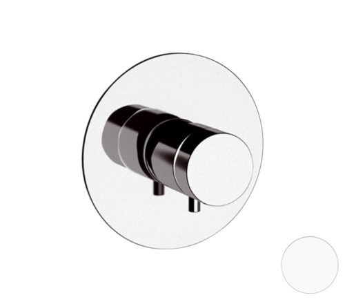 Смеситель для душа Remer Elegance NT30BO встраиваемый в стену белый с термостатом