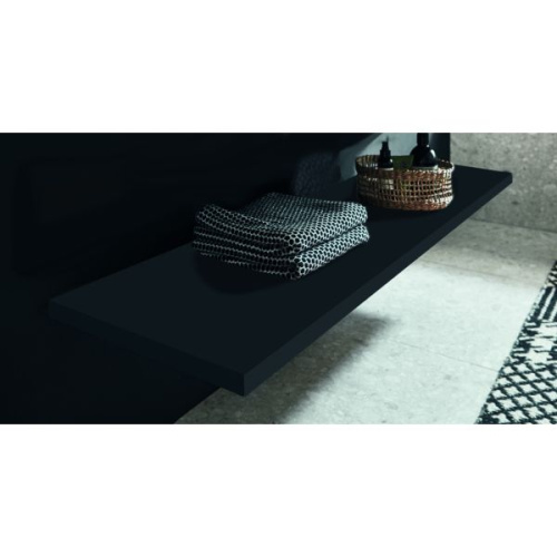 Столешница Puris Rounds AUW409228(777/177) 92х50 подвесная цвет серый матовый