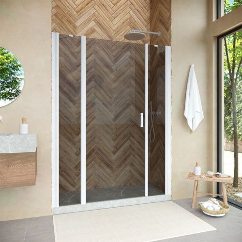 Душевая дверь Vegas-Glass EP-2F NOVO EP-2F NOVO h2000 205 01 07 L 205х200 стекло тонированное профиль белый