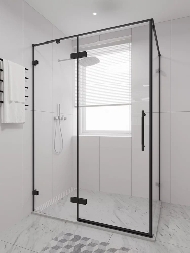 Душевой уголок Veconi Premium Alassio AL-SP-12080-00-B-C4 120х80 стекло прозрачное профиль черный без поддона