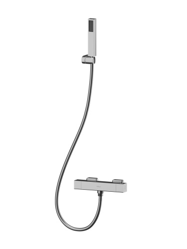 Смеситель для душа BelBagno KRAFT KRAFT-ESDM-T-IN настенный сатин