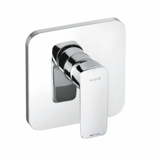 Смеситель Kludi Pure&Style 406550575 настенный встраиваемый хром без термостата