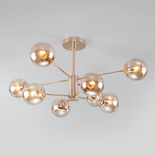 Люстра на штанге Eurosvet Ascot (Асцот) 30166/8 золото
