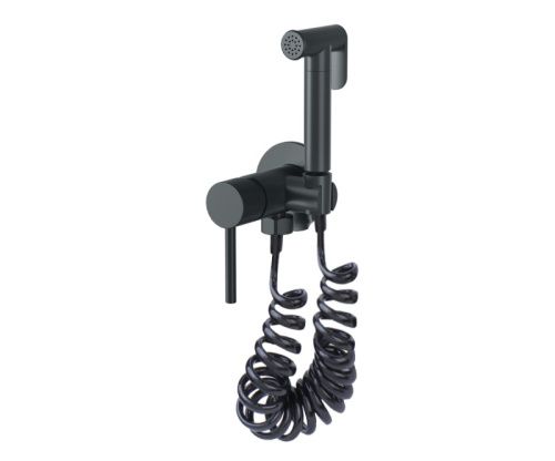 Гигиенический душ со смесителем Bronze de Luxe SCANDI 701/1B черный