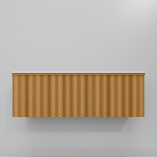 Тумба с раковиной ArtDecco Andy (Энди) AAN12W11D100 120x45x40 подвесная цвет белый дуб