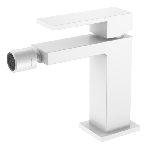 Смеситель Boheme Qubic 476-MW на биде белый Смеситель Boheme Qubic 476-MW на биде белый