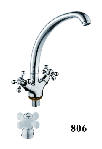 Смеситель для кухни D-Lin D153806 на мойку хром