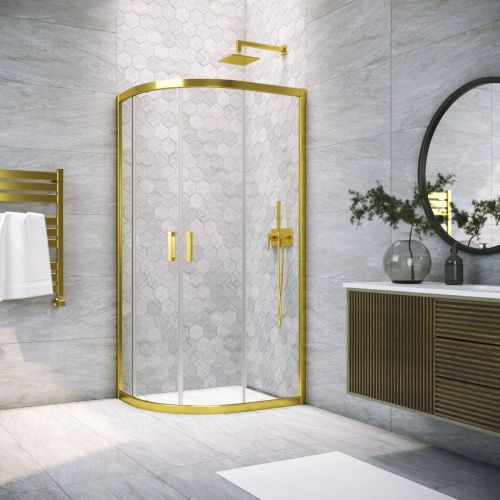 Душевой уголок Vegas-Glass ZS-F TUR+NOVO ZS-F TUR NOVO 110*80 09 crystalvision 110х80 стекло прозрачное профиль золото глянцевое без поддона