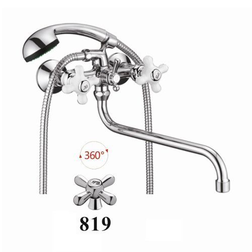 Смеситель для ванны D-Lin D145819 настенный хром