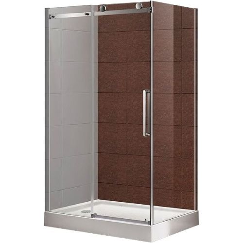 Душевой уголок Cezares STYLUS-M STYLUS-O-M-AH-1-120/100-C-Cr 120х100 стекло прозрачное профиль хром без поддона