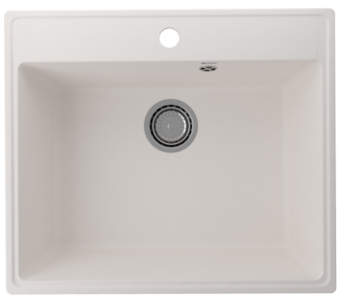 Кухонная мойка Ulgran Quartz Forte 580-01 58х50 цвет жасмин