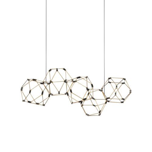 Светильник подвесной Delight Collection Lucciola (Луцциола) MD18001068-5A matt gold