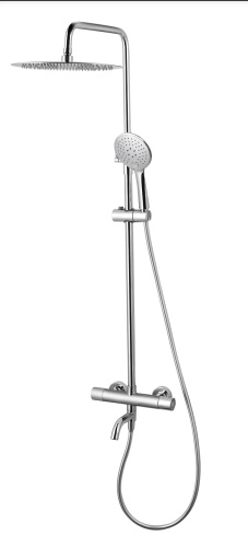 Душевая система с термостатом DENBERG DENBERG LT-302 настенная цвет хром