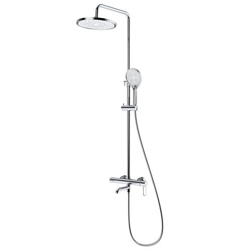 Душевая стойка Splenka S03.24 настенная цвет хром