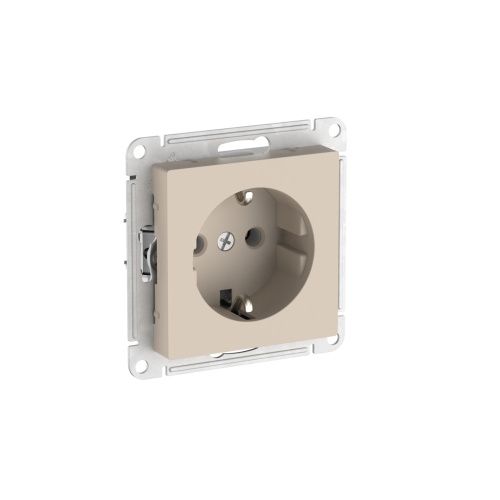 Розетка с заземлением 16А Systeme Electric AtlasDesign (АтласДесигн) ATN001243S