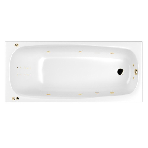 Ванна гидромассажная Whitecross LAYLA 0102.170075.100.SMARTNANO.GL 170х75  прямоугольная