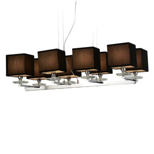 Люстра подвесная Lumina Deco Fianelo (Фианело) LDP 1248-8 BK