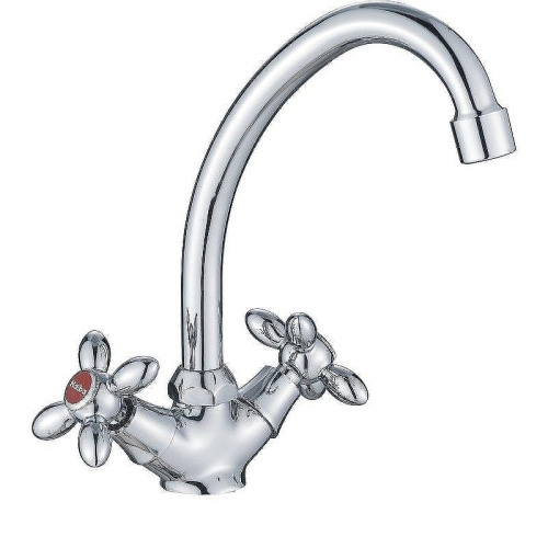 Смеситель для кухни Haiba HB4927 на мойку хром