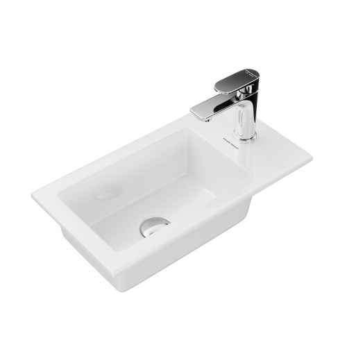 Раковина керамическая Kerama Marazzi LATO LA.wb.50 50х27 встраиваемая цвет белый
