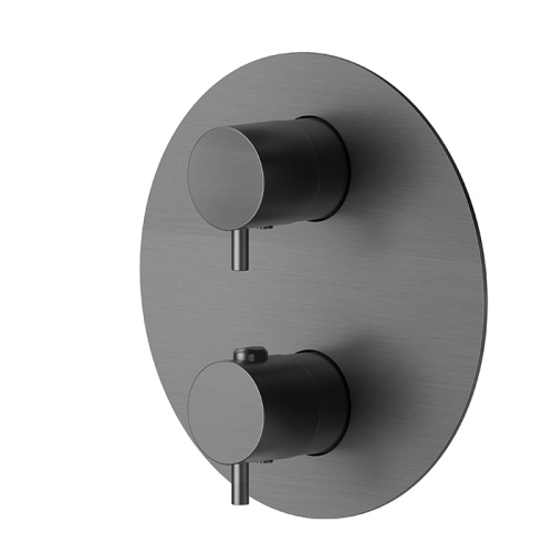 Смеситель для душа Newform X-STEEL 316 69663EX.59.064 встраиваемый в стену оружейная сталь с термостатом