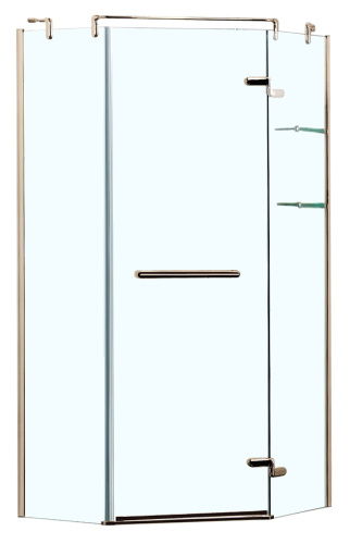 Душевой уголок Azario Montreal AZ-NWG3231 1000 R GOLD 100х100 стекло прозрачное профиль золото глянцевое без поддона