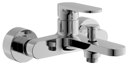 Смеситель для ванны и душа BELZ B61713 настенный хром