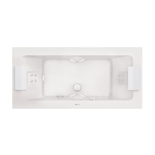 Ванна акриловая с гидромассажем Jacuzzi Sharp SHA301E0400 190х90 прямоугольная пристенная