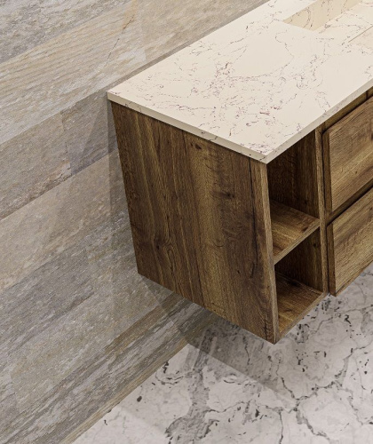 Тумба IBX Yasmin K50SELF20/BLANCOG 20х43х50 подвесная