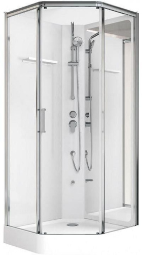 Душевая кабина Aquanet Passion 2.0 00263870 90х90 пятиугольная без крыши