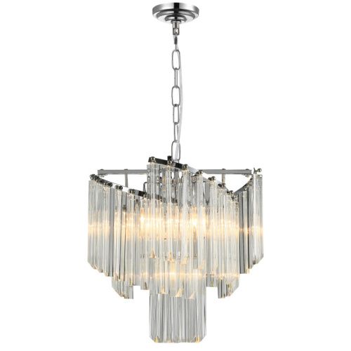 Люстра подвесная Natali Kovaltseva Majestic (Маджестиц) MAJESTIC 81433/6C CHROME