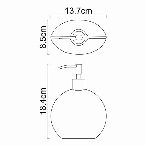 Дозатор для жидкого мыла WasserKRAFT 33399 - фото 4 Дозатор для жидкого мыла WasserKRAFT 33399 - фото 4