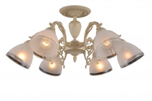 Люстра на штанге Natali Kovaltseva 79010 79010/6C BEIGE GOLD