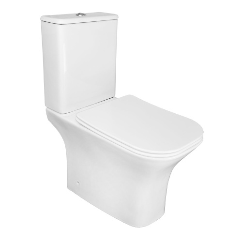 Унитаз Azario FRETTA SQUARE AZ-1215 + AZ-1216 напольный с бачком