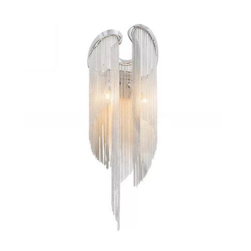 Светильник настенный Delight Collection Stream (Стреам) AC3001-2W silver