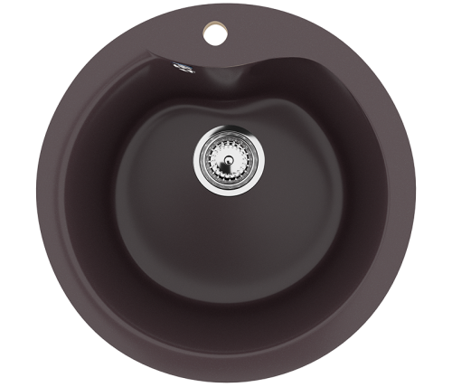 Кухонная мойка Ulgran Classic U-102-345 48х48 цвет шоколад