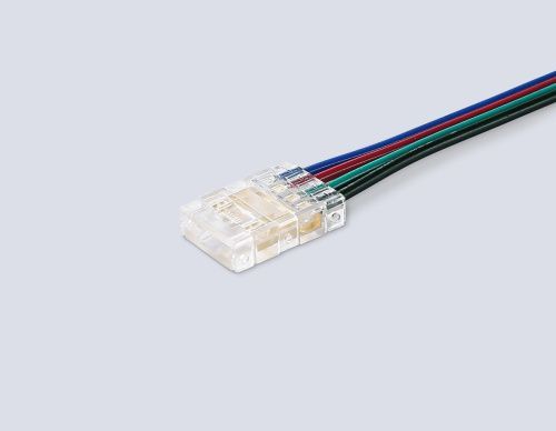 Соединитель гибкий односторонний COB RGB 12/24V для лент 10mm Ambrella Light LED Strip 24V (ЛЕД Стрип 24В) GS7411