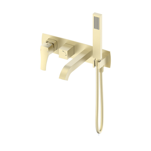 Смеситель для ванны и душа Wonzon & Woghand FLEX WW-88889072-BG встраиваемый в стену золото