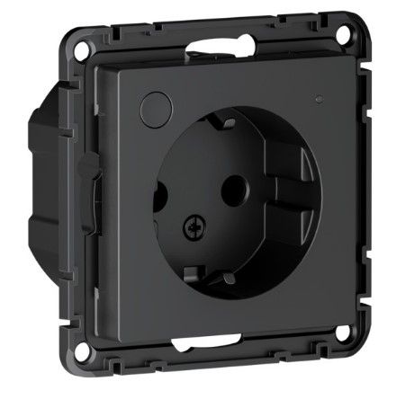 Розетка с заземлением со шторками Systeme Electric AtlasDesign Smart (АтласДесигн Смарт) ATN001045Z