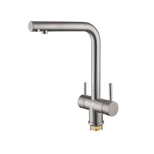 Смеситель для кухни Shevanik S468B на мойку сатин