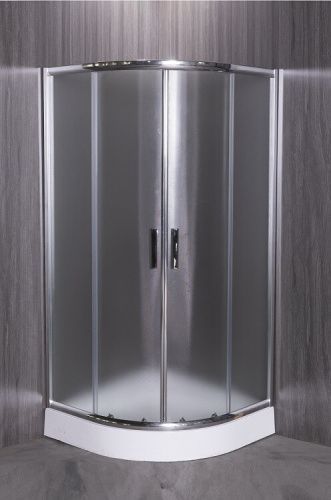 Душевой уголок Esbano ESUGD8025 100х100 стекло матовое профиль хром с поддоном