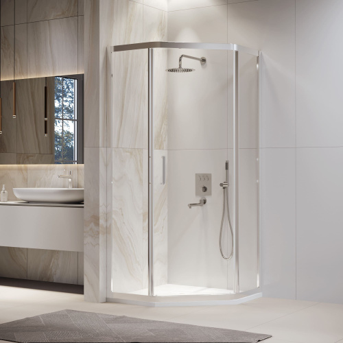 Душевой уголок RGW Passage 38088600-11 100х100 стекло прозрачное профиль хром глянцевый без поддона