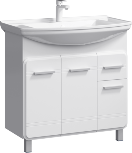 Тумба под раковину Aqwella Corsica KOR0108 81x35x80 напольная