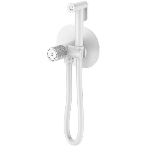 Гигиенический душ со смесителем Boheme Tech 157-MW белый матовый
